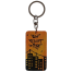 Mon Bose Na Shohore Hand-Painted Wooden Keyring image