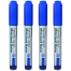 Monami SigmaFlo Liquid White Board Marker 4 Pcs -Blue image