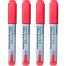 Monami SigmaFlo Liquid White Board Marker 4 Pcs -Red image