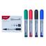 Monami SigmaFlo Liquid White Board Marker 4 Pcs -Blue image
