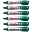Monami Sigmaflo White Board Marker Round Tip Green- 6 Pcs image