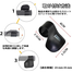 Monster Branded Throttle/Accelerator (Booster/Assist) Wrist Rest Universal Black Color - 1 Pcs (BOGO - Buy 1 Get 1) image