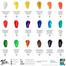 Mont Marte Acrylic Color Paint 18 color box 12ml Tube for artist image