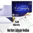 Mont Marte Calligraphy WorkBook - 50 Sheets image