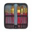 Mont Marte Mixed Bristle Brush Set Wallet 11pce image