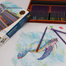 Mont Marte Premium Water colour Pencils- 72 Pcs In Wooden Box image