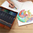 Mont Marte Premium Water colour Pencils- 72 Pcs In Wooden Box image