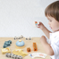 Montessori Wooden Word Spelling Card Blocks image