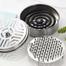 Mosquito Coil Holder Round Steel Mosquito Coil Box With Cover Mosquito Coil Tray Nail Tooth Insect Repellent Candle Holder jingu image
