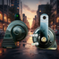 Motocare H2 Premium Dual Tone Snail Horn 12V Universal High Low Horn Set 80mm 105 To 118Db Water Resistant 1 Pair image