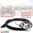 Motorcycle 2 Pin 12V Waterproof Metal (Aluminum Alloy) Handlebar Switch - 1Pcs image