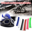 Motorcycle Helmet Mohawks Spikes Sticker Decals 1 Piece Various Color Any Colour image