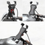 Motorcycle Mobile Holder With Charger USB Spin Protection - Mirror Setting Clamp (Full Setup) image