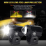 Motorcycle Or Car Mini Driving Fog Light Yellow and White 1 Pcs image