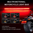 Motorcycle Tail Led Flashing Warning Lamp 48 Led Yellow And Red Flashing 12V DC 1 Pcs image