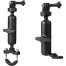 Motowolf 360° Aluminum Motorcycle Handlebar Camera Mount for GoPro Insta360 Osmo and Action Cameras Black 1 Set image