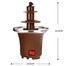 Mu Household Mini Diy Chocolate Fully Automatic Chocolate Fondue Fountain image