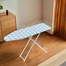 MultiColor Foldable and Adjustable Iron Table (18X42 inch) - with Sturdy Iron Rest for Home Laundry image