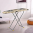 MultiColor Foldable and Adjustable Iron Table (18X42 inch) - with Sturdy Iron Rest for Home Laundry image