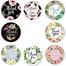 Multi Design Thank You round sticker for Gift Packaging - 500 Stickers image