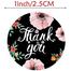 Multi Design Thank You round sticker for Gift Packaging - 500 Stickers image