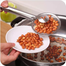 Multi Functional 2 In 1 Stainless Steel Mesh Fry Strainer Spoon With Clip Set Of 1Pcs image