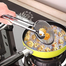 Multi Functional 2 In 1 Stainless Steel Mesh Fry Strainer Spoon With Clip Set Of 1Pcs image