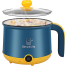 Multi-Functional Double Layer Electric Cooking Pot-Yellow image