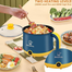 Multi-Functional Double Layer Electric Cooking Pot-Yellow image