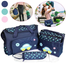 Multi-Functional Mother Diaper Bag Mother Baby Travel Bag 1 Set ( 3 Pcs) image