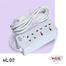 Multi Plug Maxline ML-017 Multiplug 4 Port Extension Socket 10 Feet Cable image