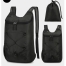 16L Foldable Hiking Backpack – Lightweight Packable Water-Repellent Daypack, Ultralight Collapsible Rucksack for Travel, Gym and Outdoor Sports (Black) image