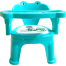Multi-Purpose Baby Feeding Chair And Kids Play Table With Tray – Safe And Durable (Teal) image