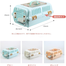 Multi Ventilation Super Premium Pet Cat Dog Puppy Carrier Box Air Transport Box Travel Hospital Disaster Prevention 36.5 By 55 By 35 Cm image