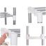 Multi-functional Oven Organizer Rack - White and Silver image