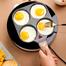 Multifunctional Non Stick Frying Pan 4 Holes image