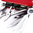 Multifunctional Swiss Folding Knife Stainless Steel Multi-tool Army Knife - 91mm image