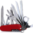 Multifunctional Swiss Folding Knife Stainless Steel Multi-tool Army Knife - 91mm image