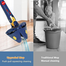 Multifunctional Triangle Mop 360 Degree With Long Handle For Wall Floor Bathroom Kitchen Ceiling image