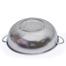Multipurpose Stainless Steel Collander for Washing Rice, Fruits, Vegetables and Grains to Filter Easily In The Kitchen Bowl (28x28x9 cm) image