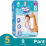 Mum Mum Pant System Baby Diaper Pant (S Size) (4-8 kg) (5 Pcs) image