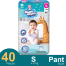 Mum Mum Pant System Baby Diaper (S Size) (4-8 kg) (40 Pcs) image