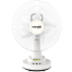 MyOne KL-3062 Rechargeable Table Fan With LED Light (White) image