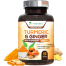 NATURE'S NUTRITION Turmeric Curcumin 1950 mg With Ginger Bioperine 120 Capsules image