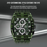 NAVIFORCE NF7105 Sports Transparent Waterproof Quartz Silicone Multifunctional Chronograph Men Watch image
