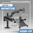 NB Desktop Monitor Holder H180 FP Laptop Support Air Press Mount Stand image