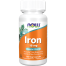 NOW Iron 18mg Non-Constipating Essential Mineral 120 Veg Capsules image
