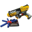 NUB Inspired Plastic Soft Blaster Toy GUN With Suction Target Board (nub_gun_498a_yellow) image