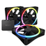 NZXT F120 RGB DUO (Triple Pack) 120mm RGB Casing Fan - Black image