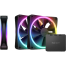 NZXT F120 RGB DUO (Triple Pack) 120mm RGB Casing Fan - Black image